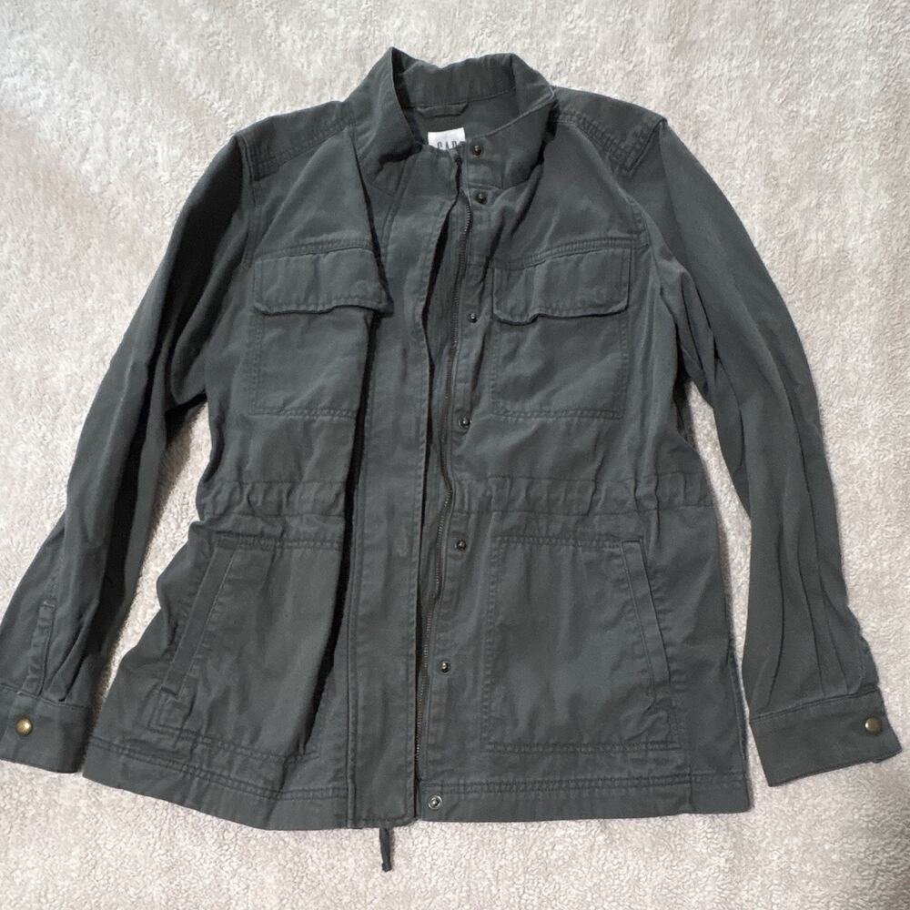 Gap Barn Jacket M 100% Cotton Sage Green EUC, Y2K, 90’s, Preppy,
